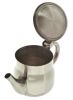 Stainless Steel Gooseneck Tea Pot w/Vented Hinged Lid, 20 Fluid Ounces (2-3 Cups) by Pride Of India 20 oz